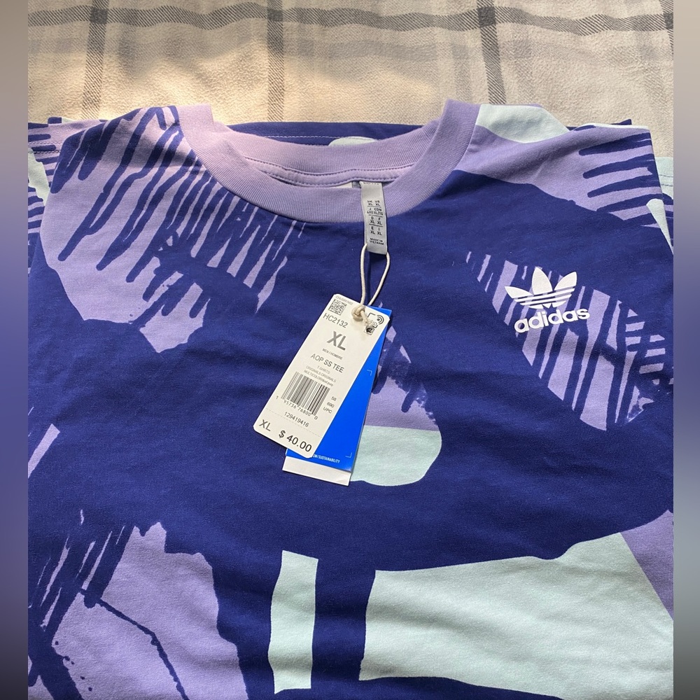 NWT - Adidas Originals ADIPLAY ALL OVER PRINT TEE AOP T Shirt
